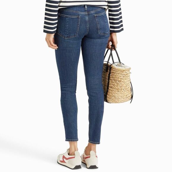 Rag & Bone Cate Mid Rise Skinny Jeans Women’s Size 27 | 4 Joshua Mid Indigo Wash - Picture 6 of 14